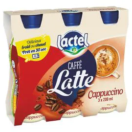 LACTEL Caffè Latte Cappuccino 3x200ml