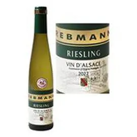 MARQUE REPÈRE, REBMANN AOC Alsace Riesling vin blanc 37,5cl