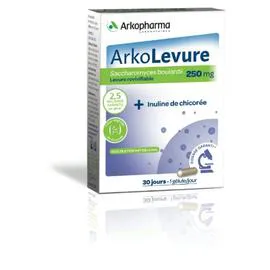 ARKOPHARMA Complément alimentaire Arkolevure sans s/sucres ajoutés 30x0,35g