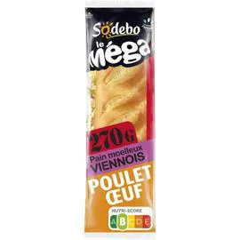 SODEBO Sandwich viennois poulet rôti 270g