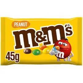 MARS, M&M'S Bonbons cacahuète enrobée de chocolat 45g