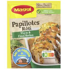 MAGGI Papillotes rôti thym fines herbes 30g