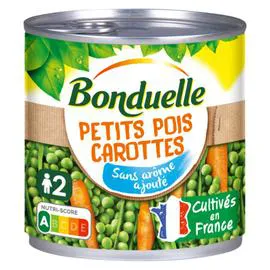 BONDUELLE Petit Pois, Carotte Sans Arôme Ajouté 265g