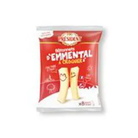 PRÉSIDENT Emmental à croquer 8 pièces 144g