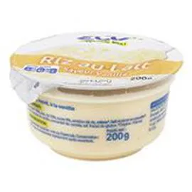 ECO+ Riz au lait Saveur vanille 200g
