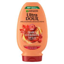 GARNIER, ULTRA DOUX Shampoing Revitalisant Cheveux Très Abîmés Erable Guérisseur 250ml