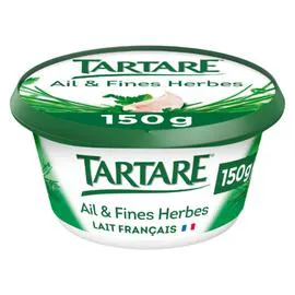 TARTARE Fromage à Tartiner ail et fines herbes 150g