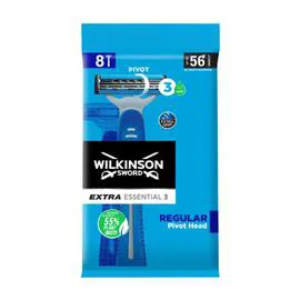 WILKINSON SWORD Rasoirs Extra 3 Essentials Plastique recyclé x8