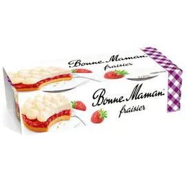 BONNE MAMAN Dessert Fraisier 2x100g