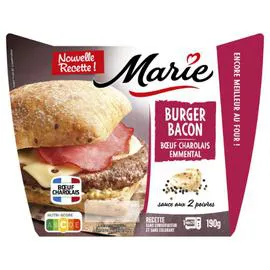 MARIE Burger bacon - boeuf charolais emmental 190g