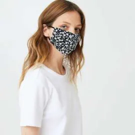 MONOPRIX FEMME Cat 2 - Lot de 2 Masques en Tissu Lavables Adultes x2