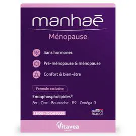MANHAÉ Complément alimentaire ménopause x30