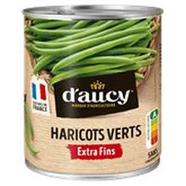 D'AUCY Haricots verts Extra fins 440g