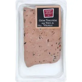 CARREFOUR Pâté crème forestière 170g