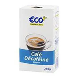 ECO+ Café moulu Décaféiné 250g