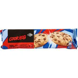 CARREFOUR Cookies 39% pépites chocolat 225g