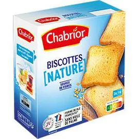 CHABRIOR Biscottes nature 300g