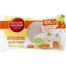 GAYELORD HAUSER Shirataki de konjac nature à cuisiner 160g