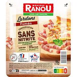 MONIQUE RANOU Lardons fumés 2x75g