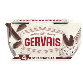 DANONE, GERVAIS Yaourt stracciatella 4x115g
