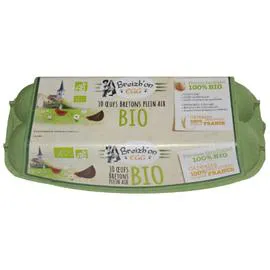 BREIZH'ON EGG Oeufs bio de poules plein air x10