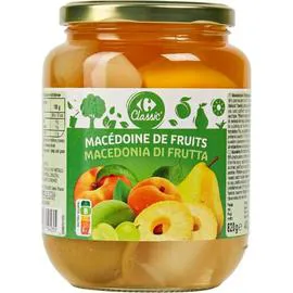 CARREFOUR CLASSIC' Fruits au sirop macédoine de fruits 480g