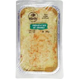 CARREFOUR LE MARCHÉ Plat cuisiné parmentier de canard 750g