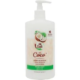 CARREFOUR SOFT Crème de douche nourrissant coco 750ml
