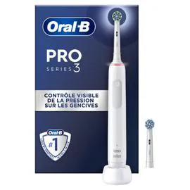 ORAL-B Brosse à dent électrique Pro 3 3000-Blanc l'unité