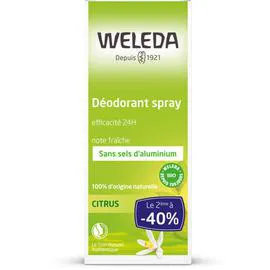 WELEDA Déodorant Spray Citrus Bio 2x100ml