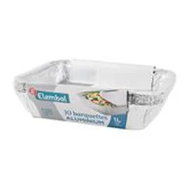 MARQUE REPÈRE, ELEMBAL Barquettes aluminium Plates 1l