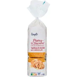 CARREFOUR SIMPL Pains au chocolat 450g