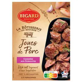 BIGARD Joue de porc cuisinées aux échalotes 400g