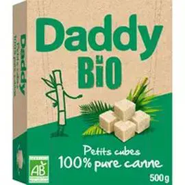 DADDY Petits cubes pure canne bio 500g