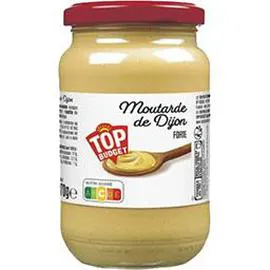 TOP BUDGET Moutarde de Dijon au vinaigre 370g