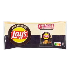 LAY'S Chips saveur barbecue 6x27,5g