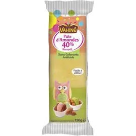 VAHINÉ Pâte d'amandes tricolore 150g