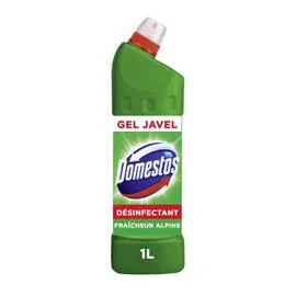 DOMESTOS Gel Wc Javel Fraîcheur Alpine 1l