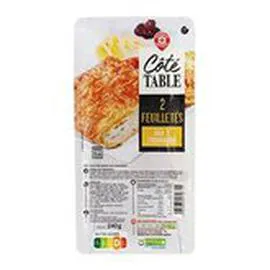 MARQUE REPÈRE, CÔTÉ TABLE Feuilletés fromage 2x120g