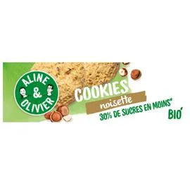 ALINE & OLIVIER Cookies aux noisettes Bio 180g
