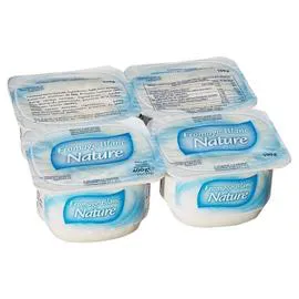 ACTUEL Fromage blanc nature 4x100g