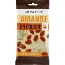 MONOPRIX Amande en poudre 100g