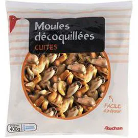 Moules décoquillées cuites (400g)