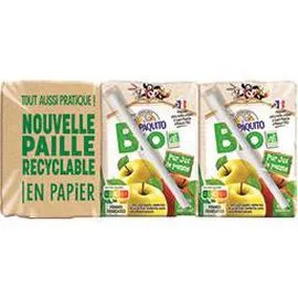 PAQUITO BIO Pur jus de pomme BIO 100% pur fruits pressés 6x20cl