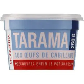 MONOPRIX Tarama aux oeufs de cabillaud 250g