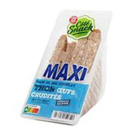 MARQUE REPÈRE, CÔTÉ SNACK Sandwich club maxi Thon crudité oeuf 190g