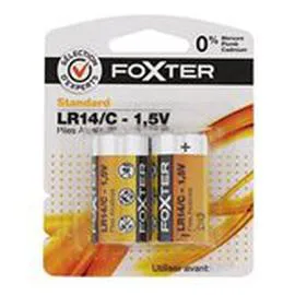 FOXTER Piles C/LR14 1.5V x2