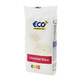 ECO+ Tablette de chocolat Blanc 4x100g