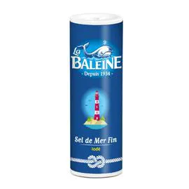 LA BALEINE Sel moulu iodé 250g