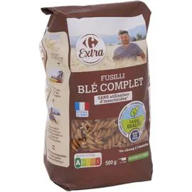 CARREFOUR EXTRA Pâtes Fusilli blé complet 500g